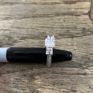 Tacori Ring. Cubic Z. 925 Sterling Silver.